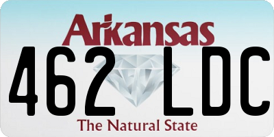 AR license plate 462LDC