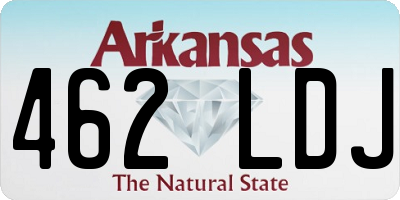 AR license plate 462LDJ