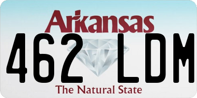 AR license plate 462LDM