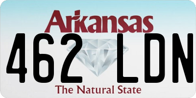 AR license plate 462LDN