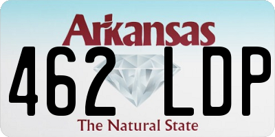 AR license plate 462LDP