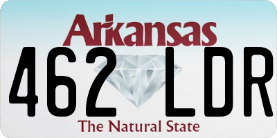 AR license plate 462LDR