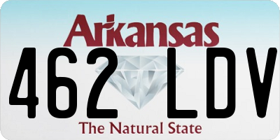 AR license plate 462LDV