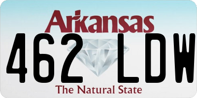 AR license plate 462LDW