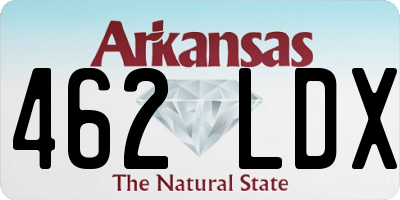 AR license plate 462LDX