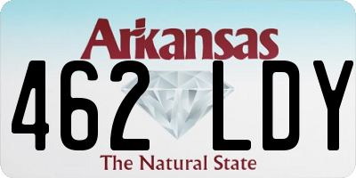AR license plate 462LDY