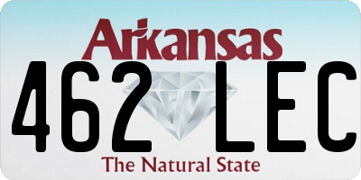 AR license plate 462LEC
