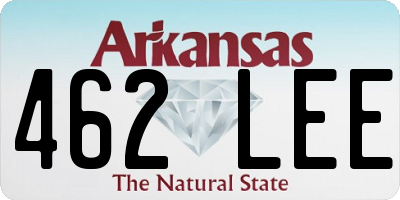 AR license plate 462LEE