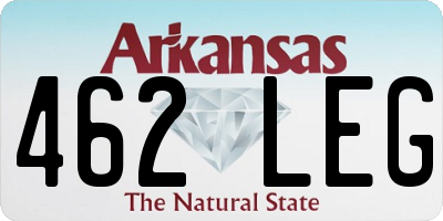 AR license plate 462LEG