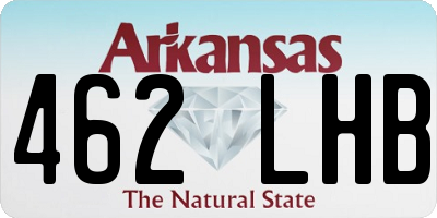 AR license plate 462LHB
