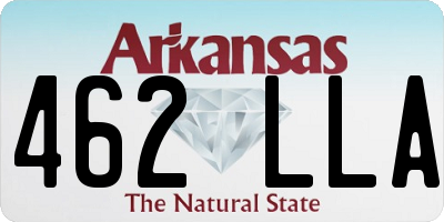 AR license plate 462LLA