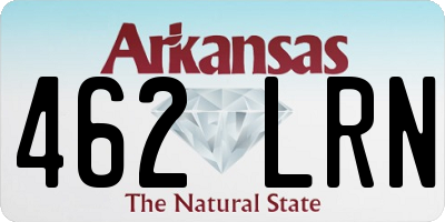 AR license plate 462LRN