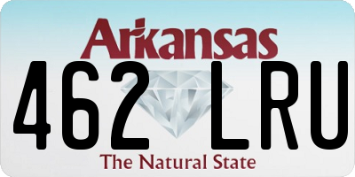AR license plate 462LRU