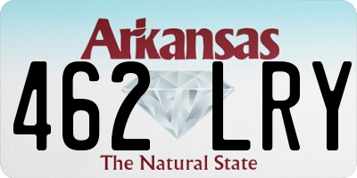AR license plate 462LRY