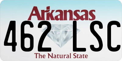 AR license plate 462LSC