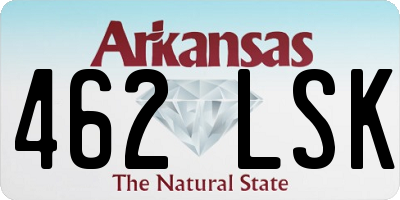 AR license plate 462LSK