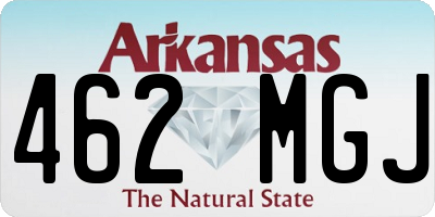 AR license plate 462MGJ