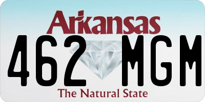 AR license plate 462MGM