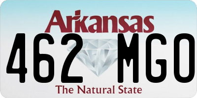 AR license plate 462MGO