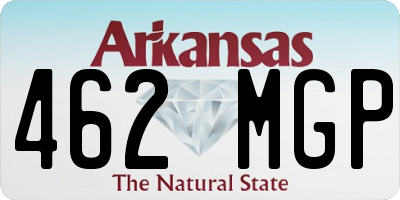 AR license plate 462MGP