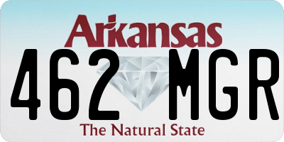 AR license plate 462MGR