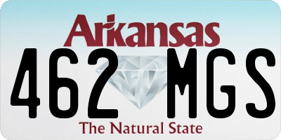 AR license plate 462MGS