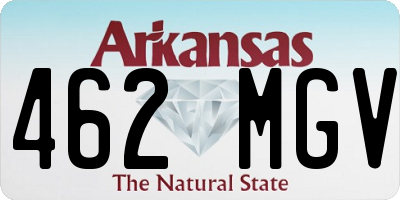 AR license plate 462MGV