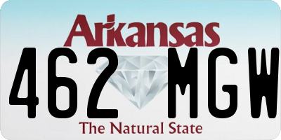 AR license plate 462MGW