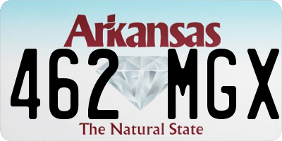 AR license plate 462MGX