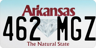 AR license plate 462MGZ