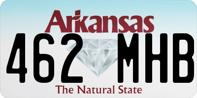 AR license plate 462MHB