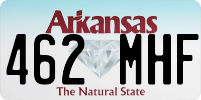 AR license plate 462MHF