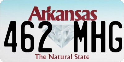 AR license plate 462MHG