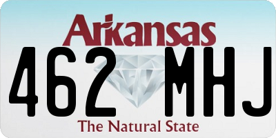AR license plate 462MHJ