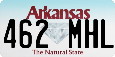 AR license plate 462MHL
