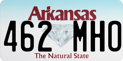 AR license plate 462MHO