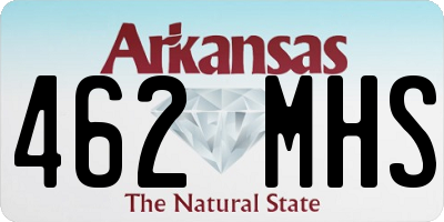 AR license plate 462MHS