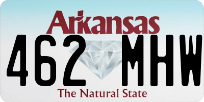 AR license plate 462MHW