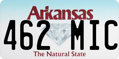 AR license plate 462MIC