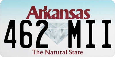 AR license plate 462MII