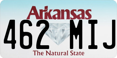 AR license plate 462MIJ
