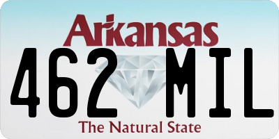 AR license plate 462MIL