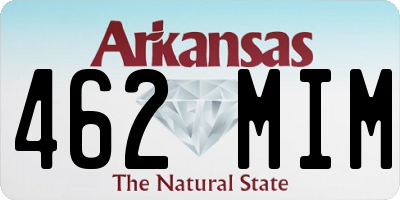 AR license plate 462MIM