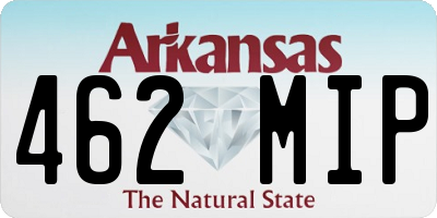 AR license plate 462MIP