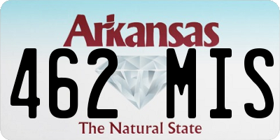 AR license plate 462MIS