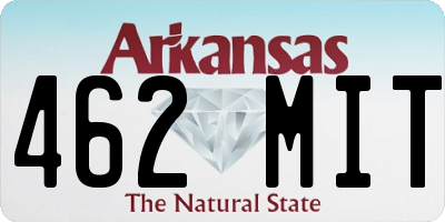 AR license plate 462MIT