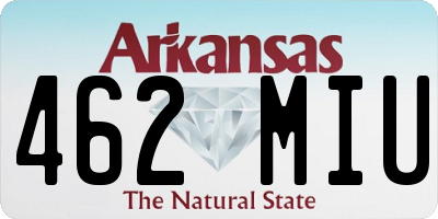 AR license plate 462MIU