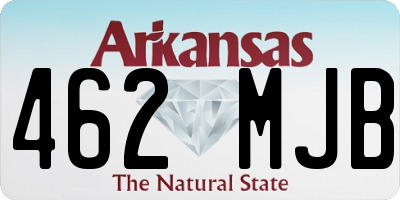 AR license plate 462MJB