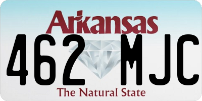 AR license plate 462MJC