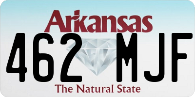 AR license plate 462MJF